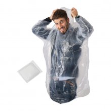 Poncho transparent pentru situatii de urgenta
