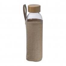Sticla de baut cu husa din iuta, 500ml