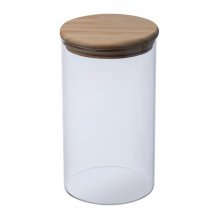 Borcan din sticla borosilicata cu capac