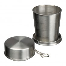 Pahar de baut pliabil din otel inoxidabil, 250 ml
