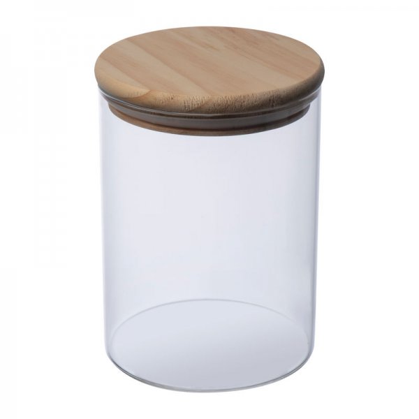 Borcan din sticla borosilicata cu capac