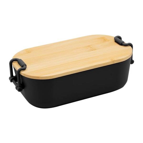 Caserola cu capac din bambus, 750 ml